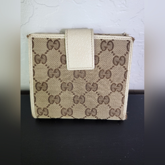 Gucci Compact Princy Wallet with Sherry Line Ribbon Bow GG Monogram Canvas - Picture 6 of 16